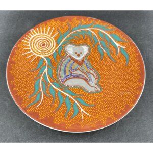 Baribunma Koala Dreaming By Pam Hall Austrailian 8" Plate